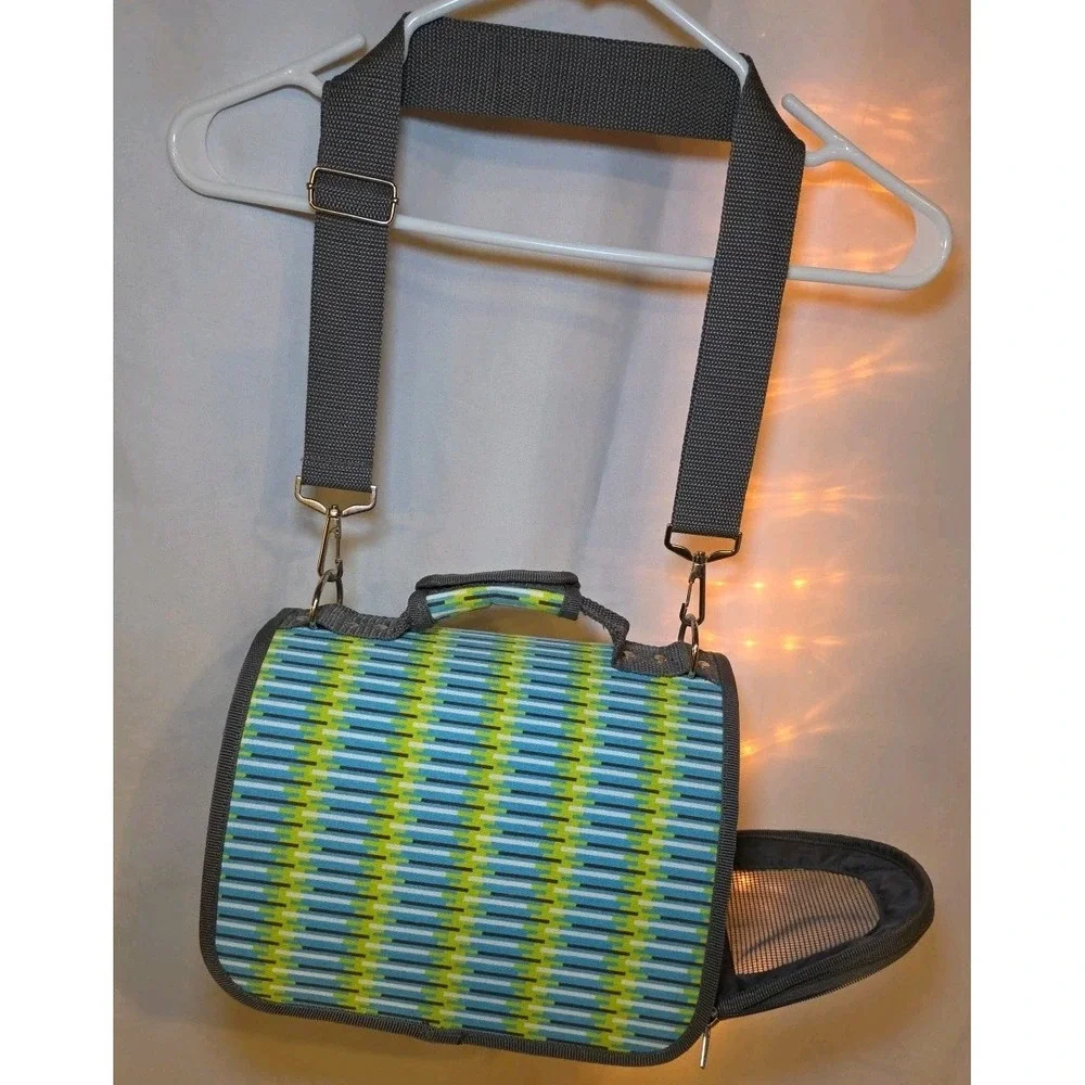 Pet Carrier Soft Sided Travel‎ Small Size Bag Mesh Zipper Tote Transport Airline